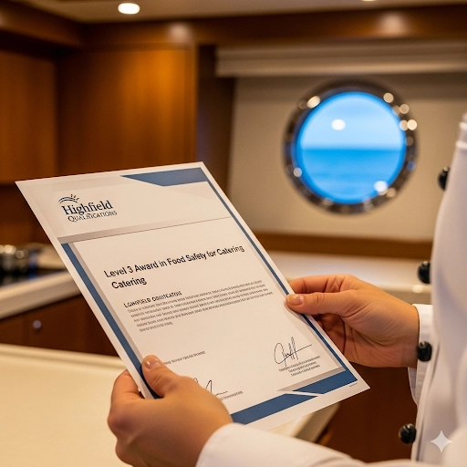 Which Food Safety Certificate Do Yacht Crew Need?